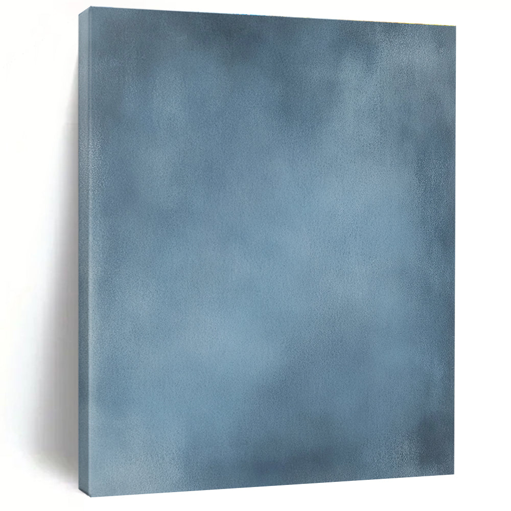 Blue Abstract Painting with Subtle Depth GER134