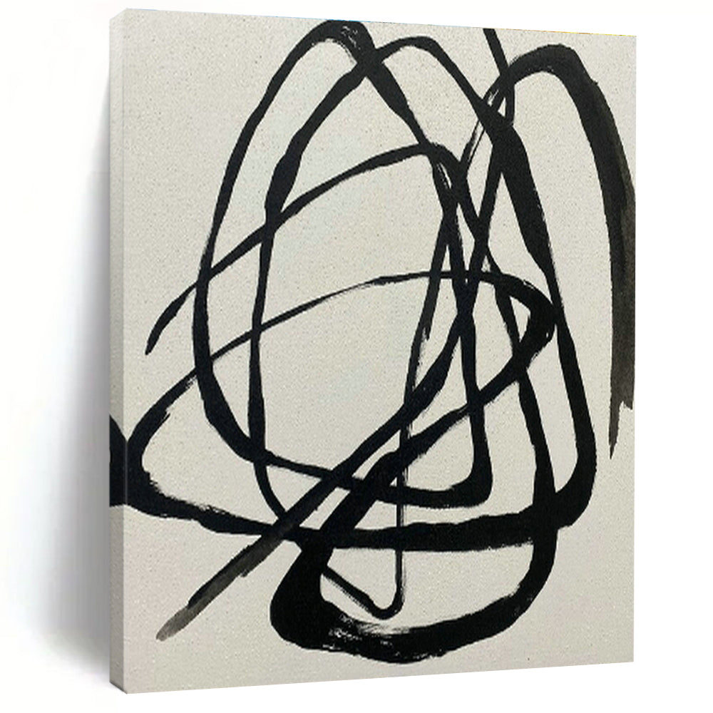 Oversized Hand Painted Abstract Artwork for Hallway & Entryway DLZ2020