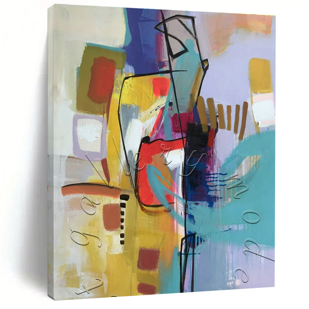 Hand-Crafted Abstract Wall Decor for Cottage Living Room Book Stacking Wall & Office Keyboard Drawer Wall DLZ1776
