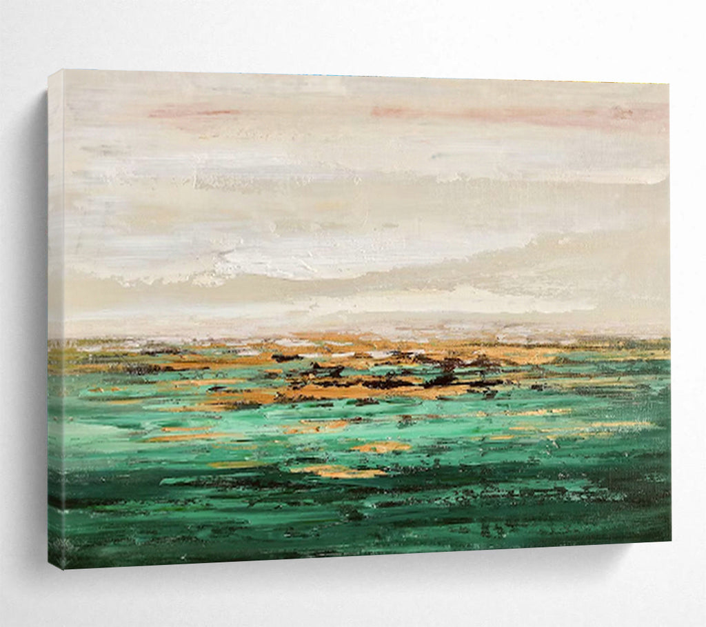 Large Custom Abstract Hand-Painted Art for Urban Vertical Farming Pest Management Research Institute DLZ3032