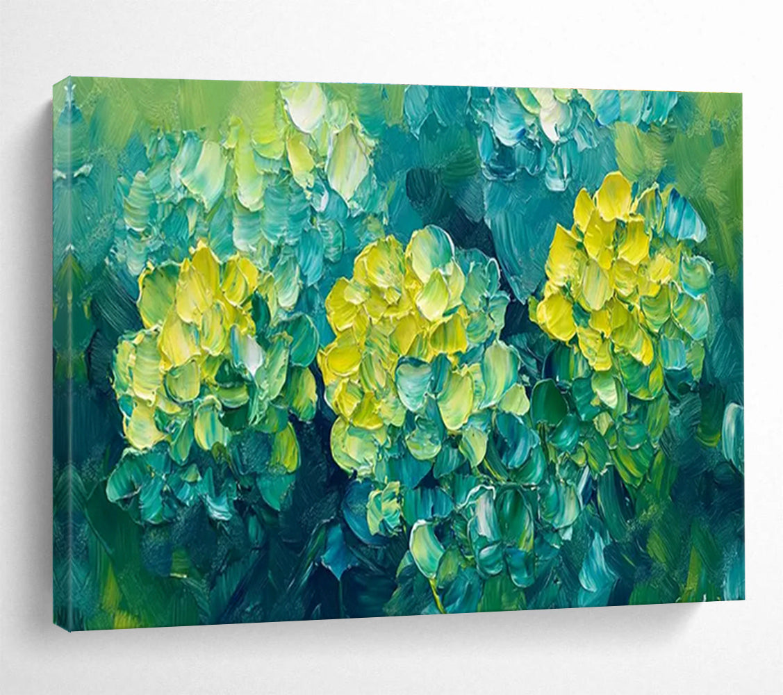 Large Custom Abstract Hand-Painted Art for Underwater Archaeological Artifact Conservation and Conservation Education Center DLZ3183