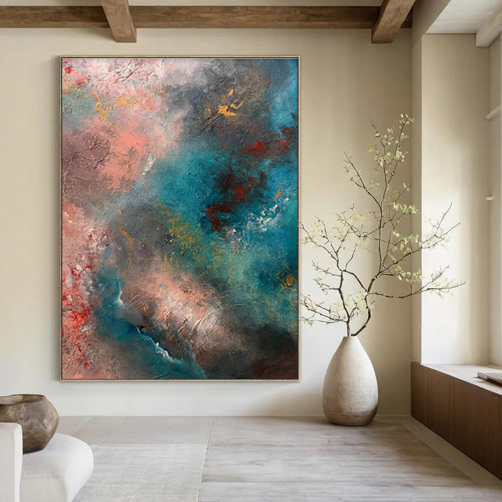 Huge Customizable Handmade Abstract Wall Art for Traditional Argentine Tango Dance Halls  DLZ0053