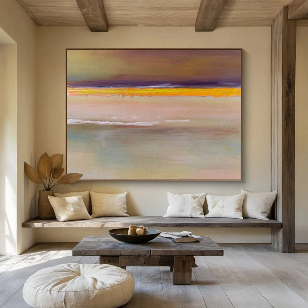 Large-Size Custom Abstract Hand Painting for Antique Shop DLZ2757