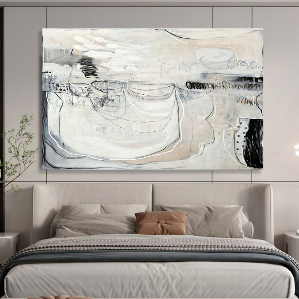 Tailored Large-Scale Abstract Hand Painting for Study