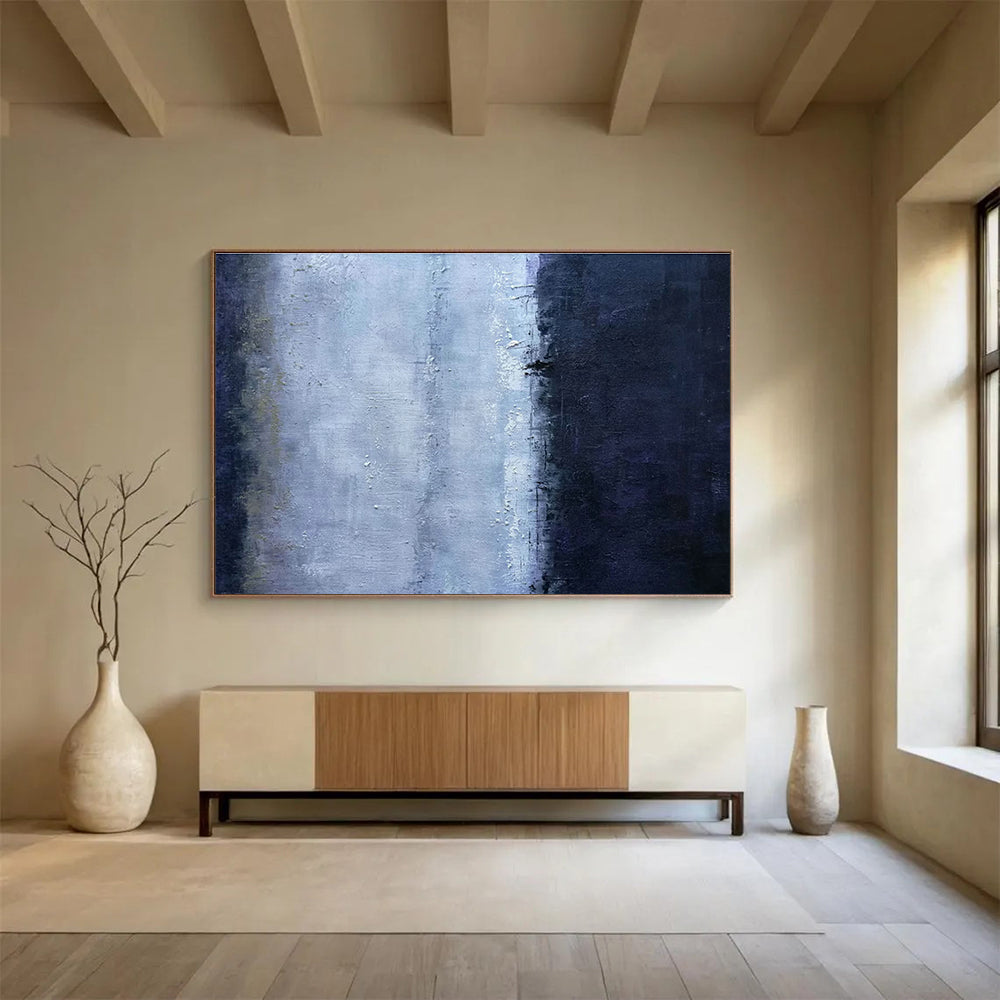 Handmade Large Abstract Painting, Earthy Tones for Cozy Home Decor DLZ3224