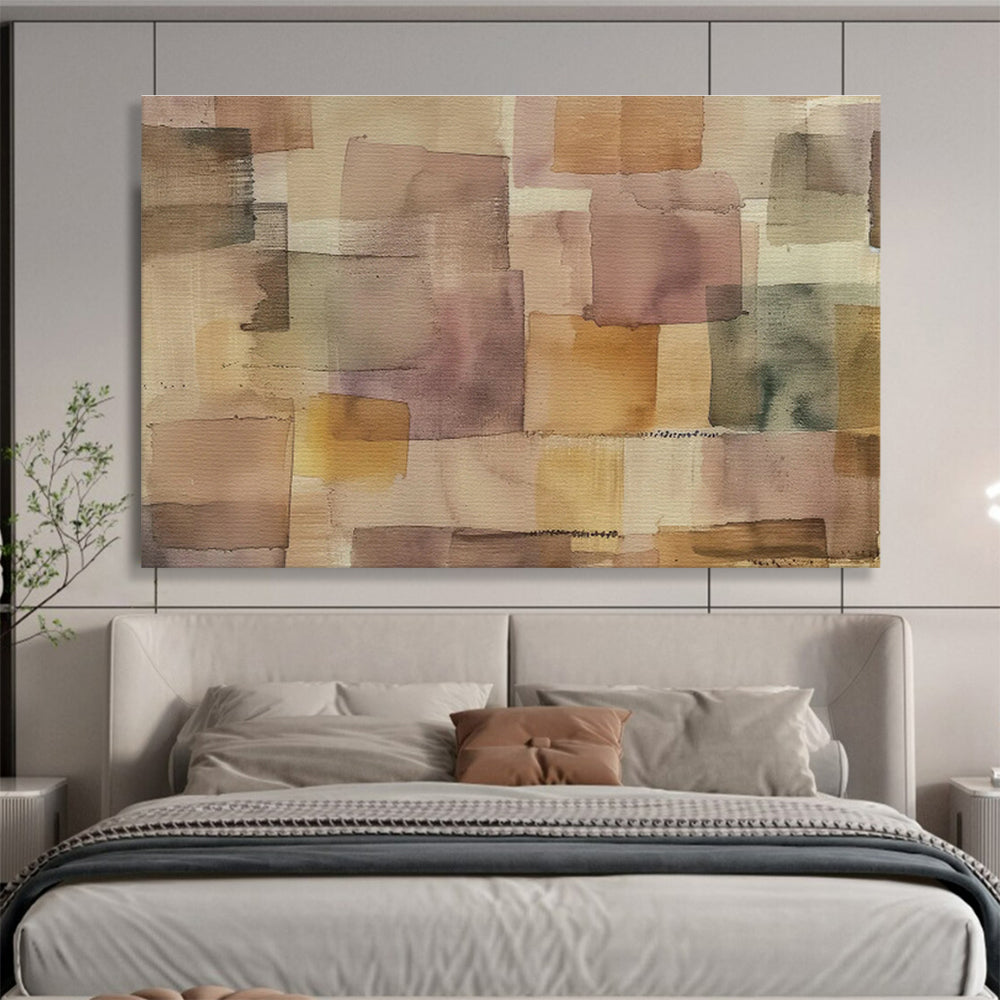 Oversized Custom Abstract Hand Painting for Urban Composting Facility Atrium DLZ2976