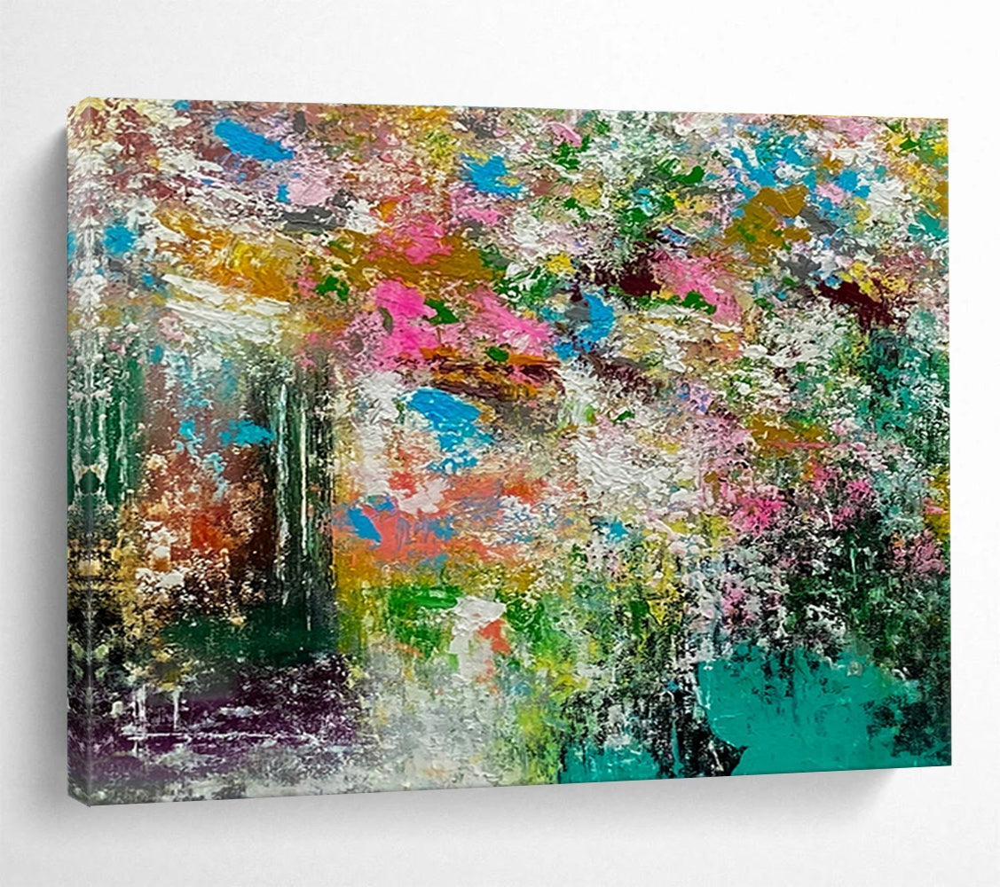 Extra Large Custom Hand-Painted Abstract Canvas for Fashion Design Studios DLZ3303