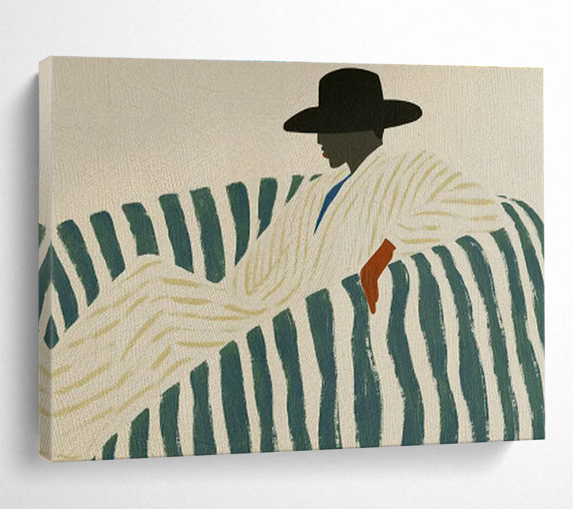 Bespoke Vertical Mushroom Farm Oversized Abstract Hand-Painted Art DLZ2613