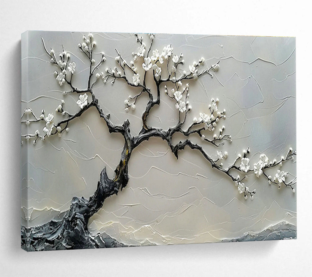 Custom-Made Giant Abstract Hand Painting for Subterranean Aquatic Cave Diving Training Center DLZ3079