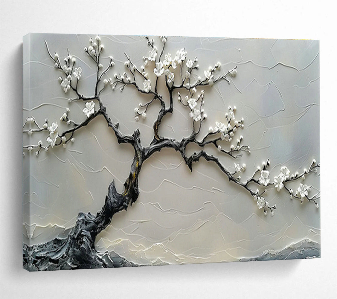 Custom-Made Giant Abstract Hand Painting for Subterranean Aquatic Cave Diving Training Center DLZ3079