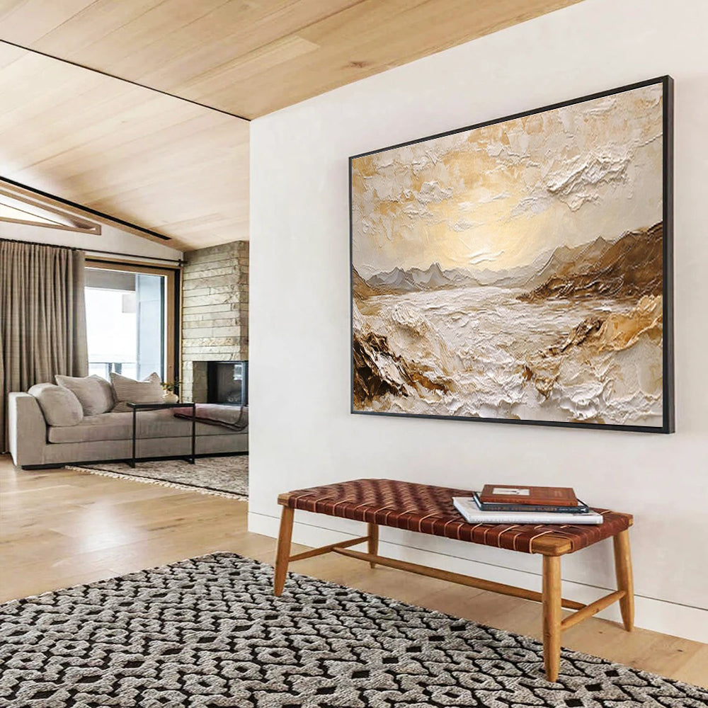 Large-Size Custom Hand-Painted Abstract Painting for Drone Delivery Fleet Operations Center DLZ2844