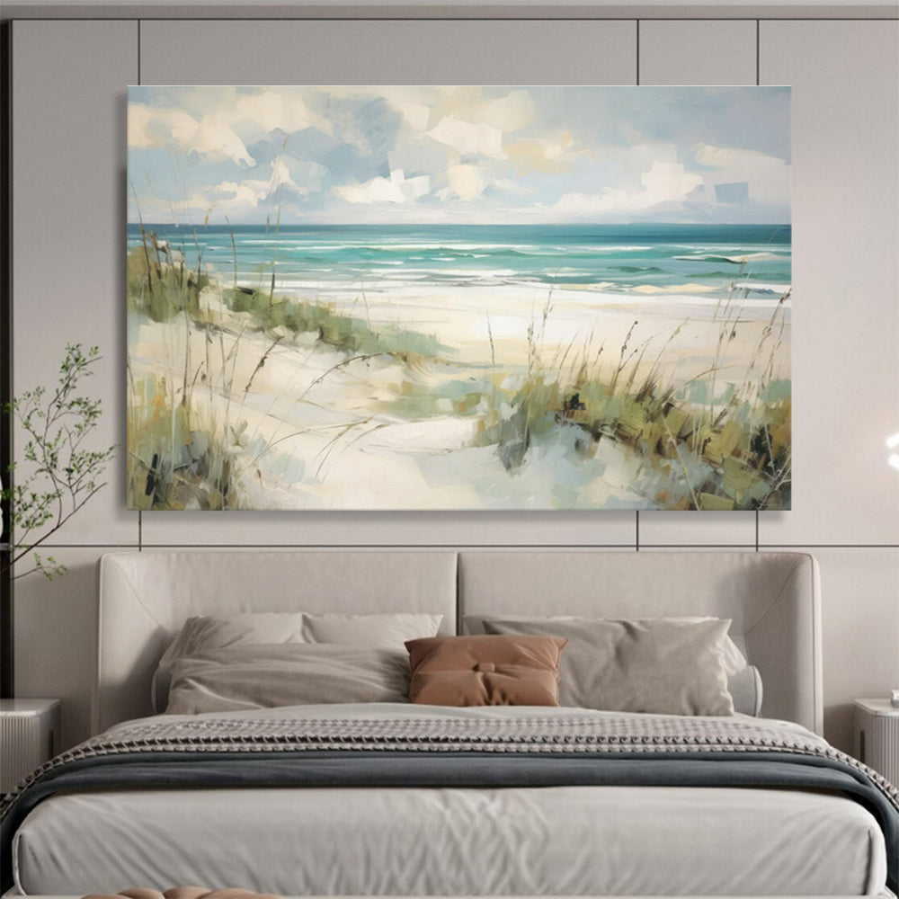 Bespoke Space Elevator Base Oversized Abstract Hand-Painted Mural DLZ2555