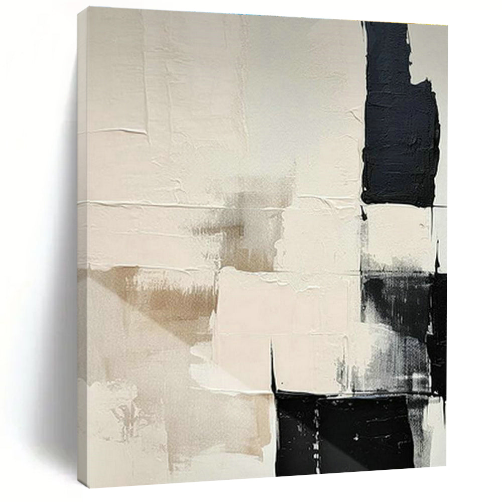 Monumental Large Custom Hand-Painted Abstract Art - Scholarly Atmosphere for University Libraries  DLZ0212