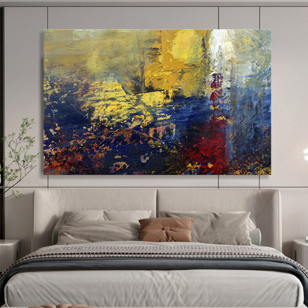 Tailored High-Altitude Wind Energy Farm Giant Abstract Hand Painting DLZ2577