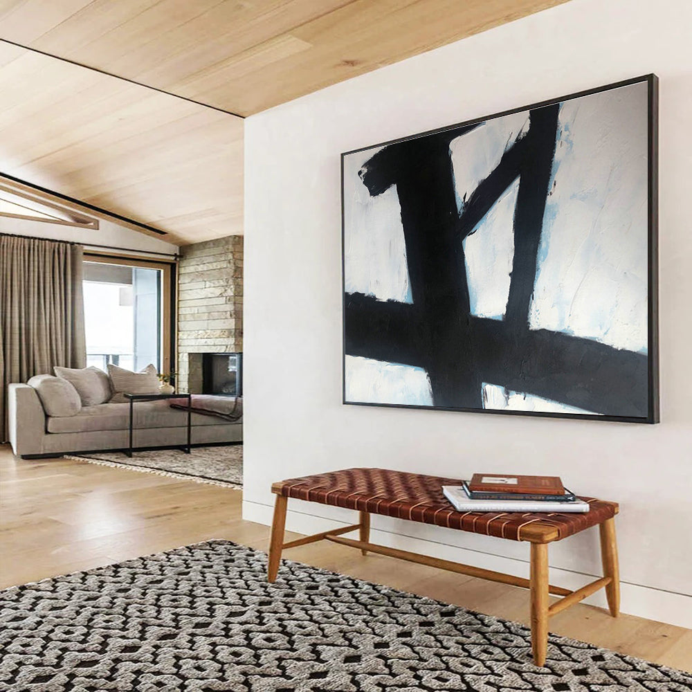 Tailored High-Altitude Weather Observatory Giant Abstract Hand Painting DLZ2565