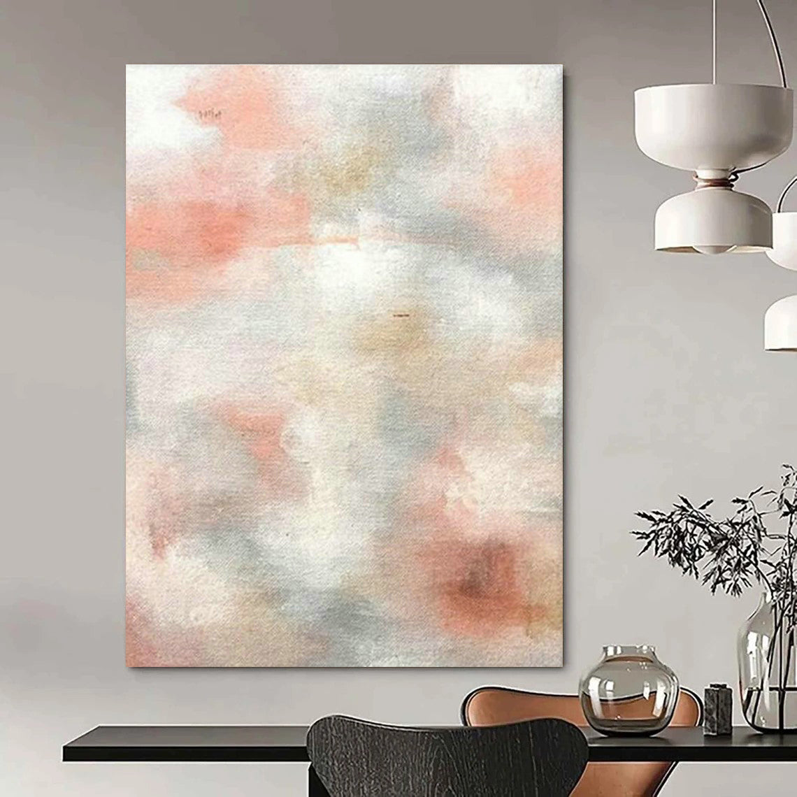 Extra Large Custom Handmade Abstract Painting for Greenhouses  DLZ0004