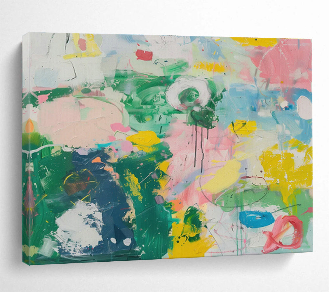 Oversized Custom Hand-Painted Abstract Art for Subterranean Cave Exploration Research Center DLZ2866