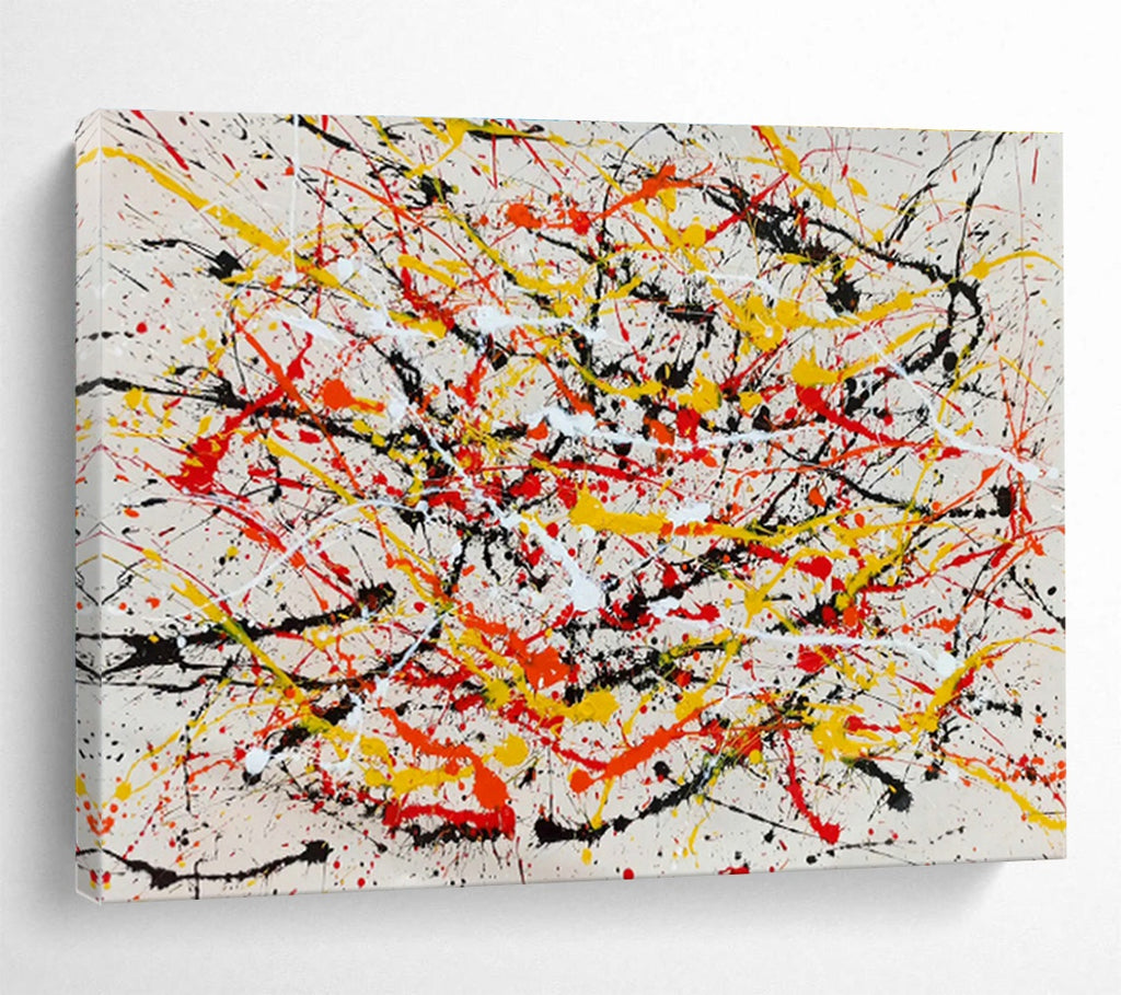 Custom Giant Abstract Hand Painting for Club DLZ2687