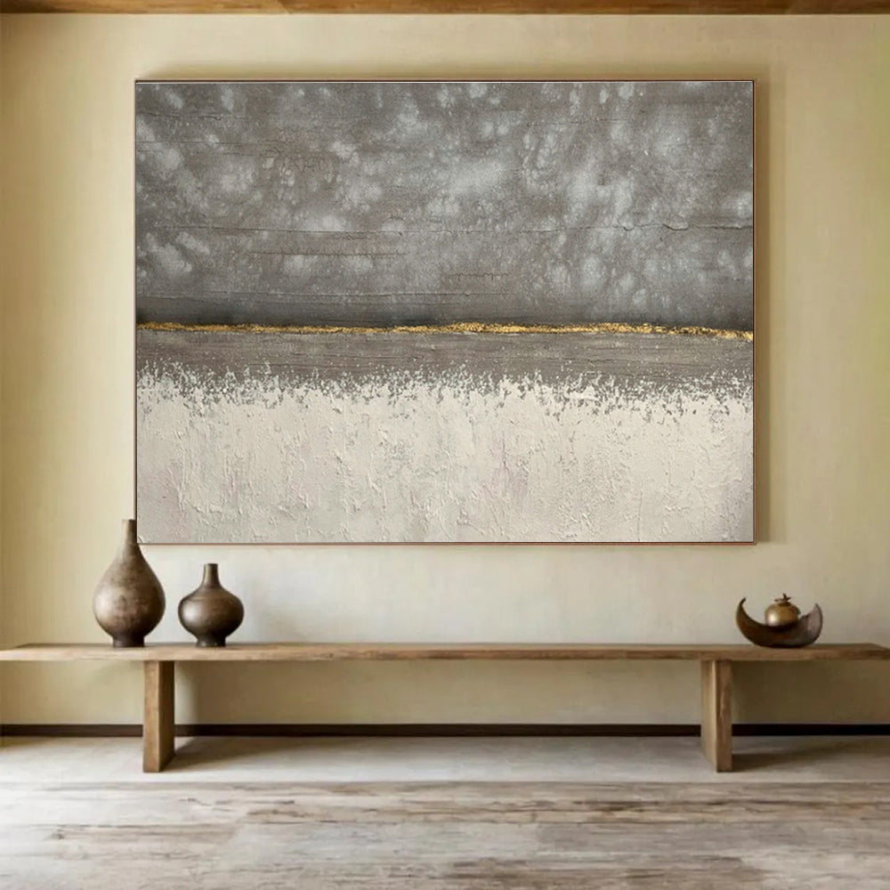 Custom-Made Climate Dome Large Abstract Hand Painting DLZ2556