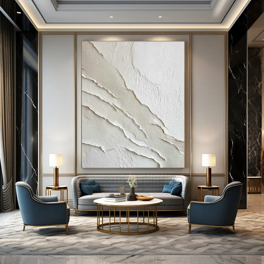 Immense Large Custom Hand-Painted Abstract Artwork - Artistic Inspiration for Glassblowing Studios  DLZ0266