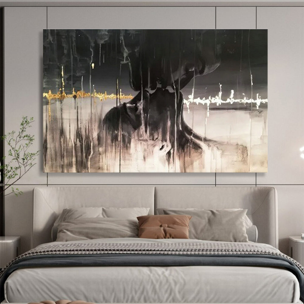 Massive Custom Handmade Abstract Wall Art for Exhibition Halls DLZ3284