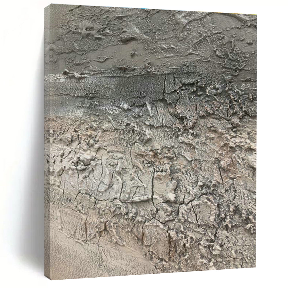 Extensive Large-Scale Custom Hand-Painted Abstract Artwork - Cozy Ambiance for Mountain Lodges  DLZ0184