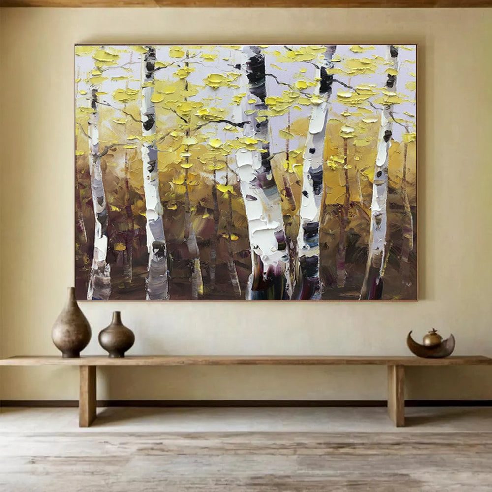Customized Large-Scale Abstract Hand Painting for Arctic Tundra Vegetation Research Center DLZ3010