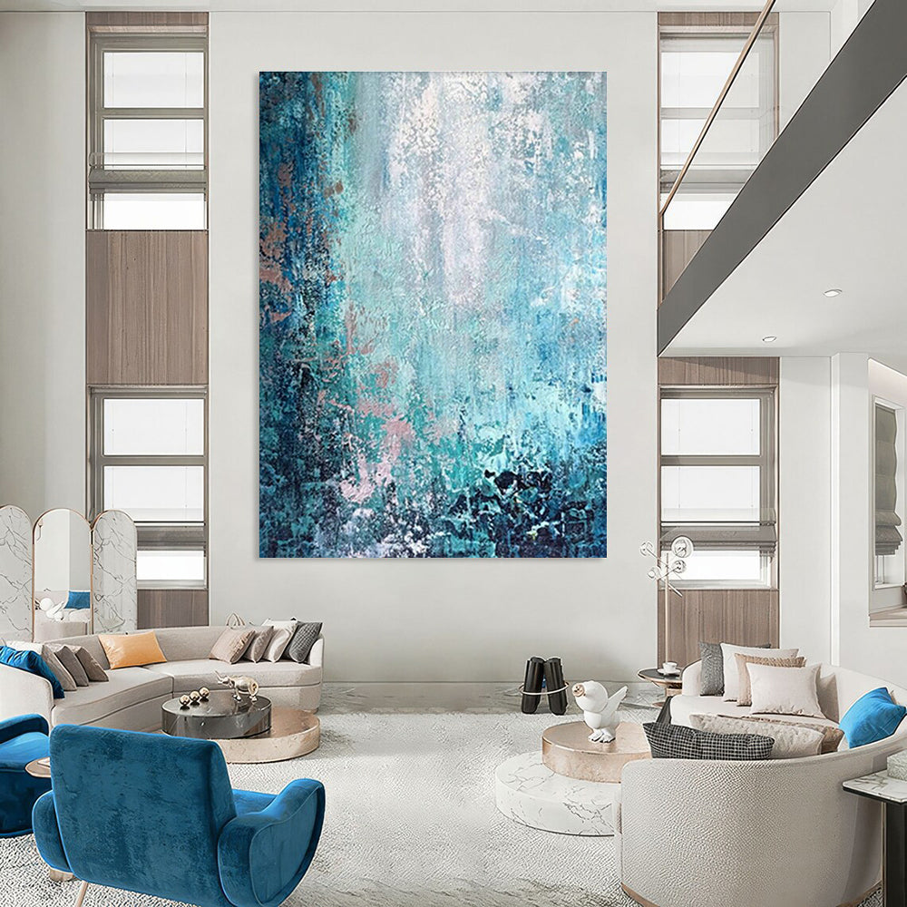 Jumbo Custom Hand-Painted Abstract Wall Art for Urban Art Galleries in Shipping Containers  DLZ0074