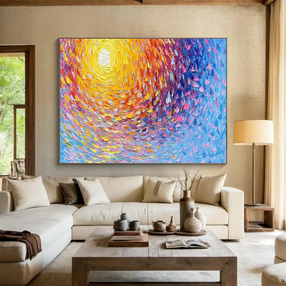 Extra Large Customizable Handmade Abstract Painting for Art Studios DLZ3265