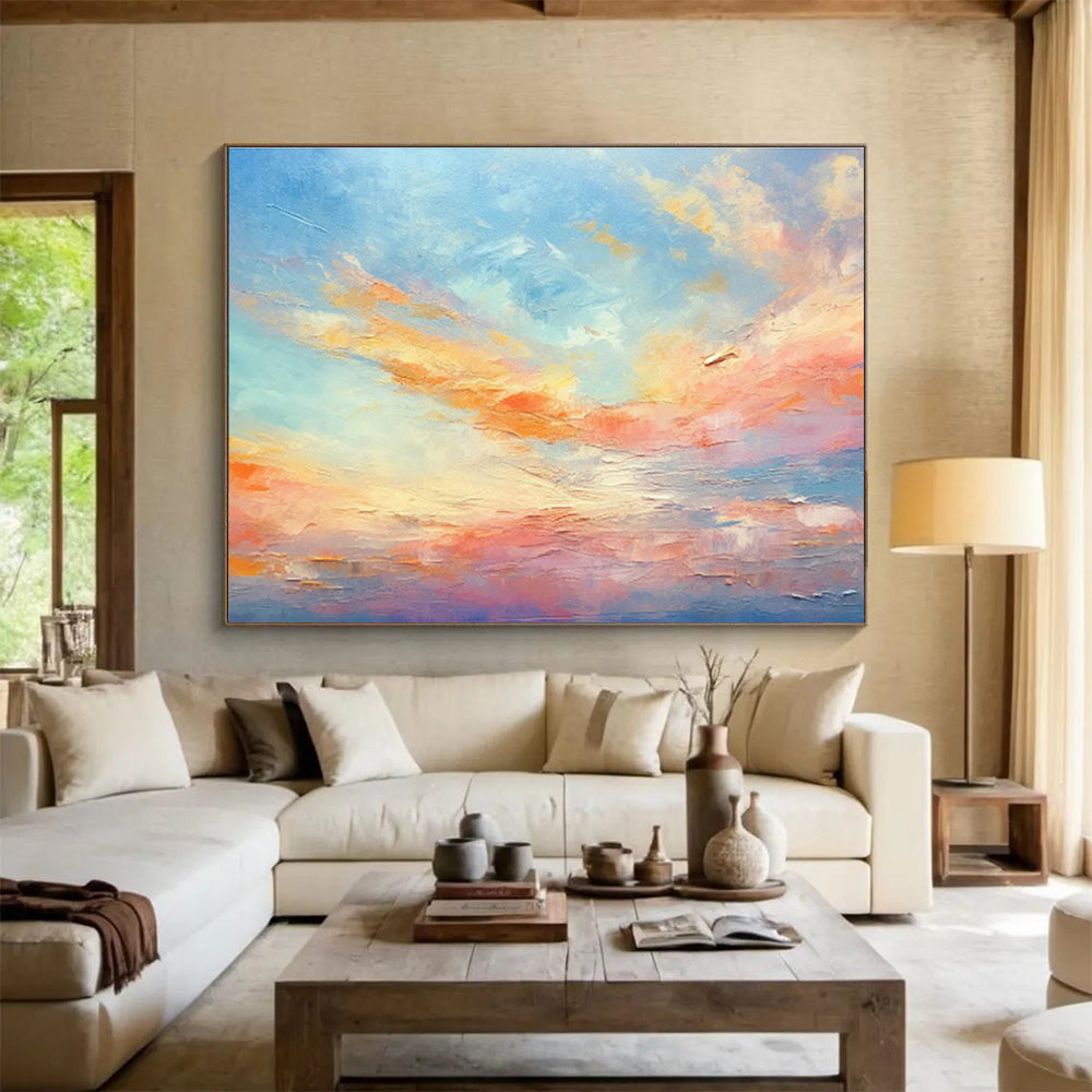 Custom-Made Aquarium Large Abstract Hand Painting