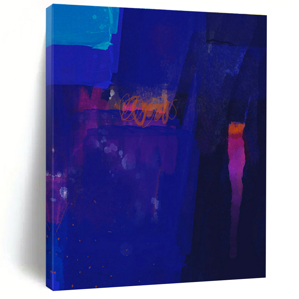 Monstrous Customizable Handmade Abstract Canvas for Urban Exploration Themed Bars  DLZ0090