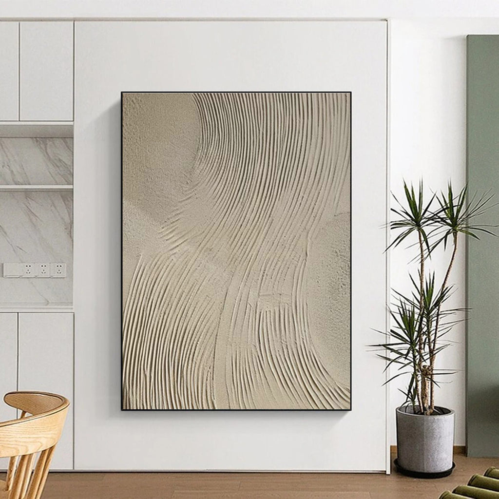 Grandiose Custom Hand-Painted Abstract Art - Regal Touch for Opera Houses’ Foyers  DLZ0193