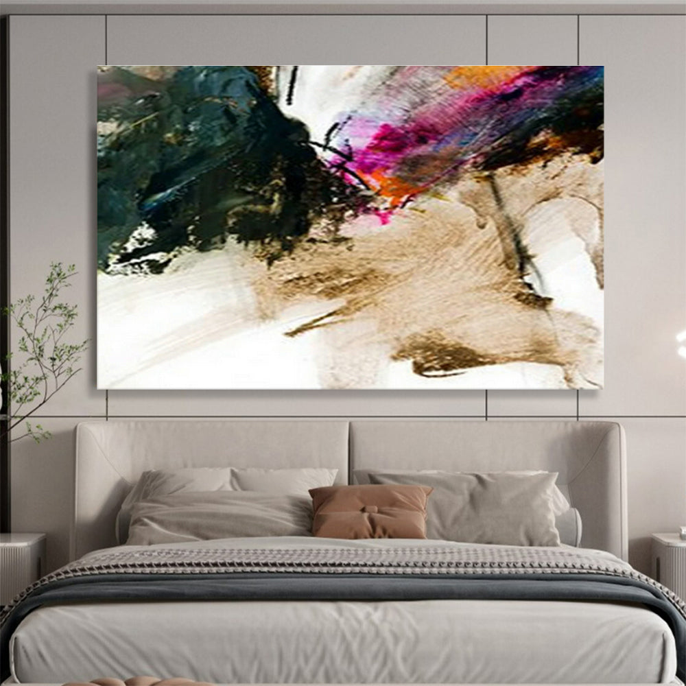 Large-Size Custom Abstract Hand Painting for Dialysis Center DLZ2778