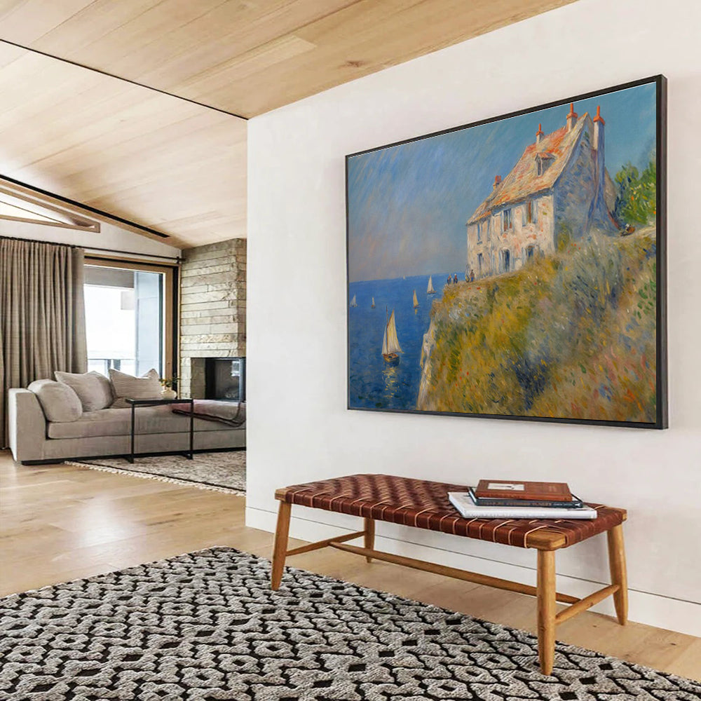 Custom-Made Quantum Computing Data Center Large Abstract Hand Painting DLZ2606