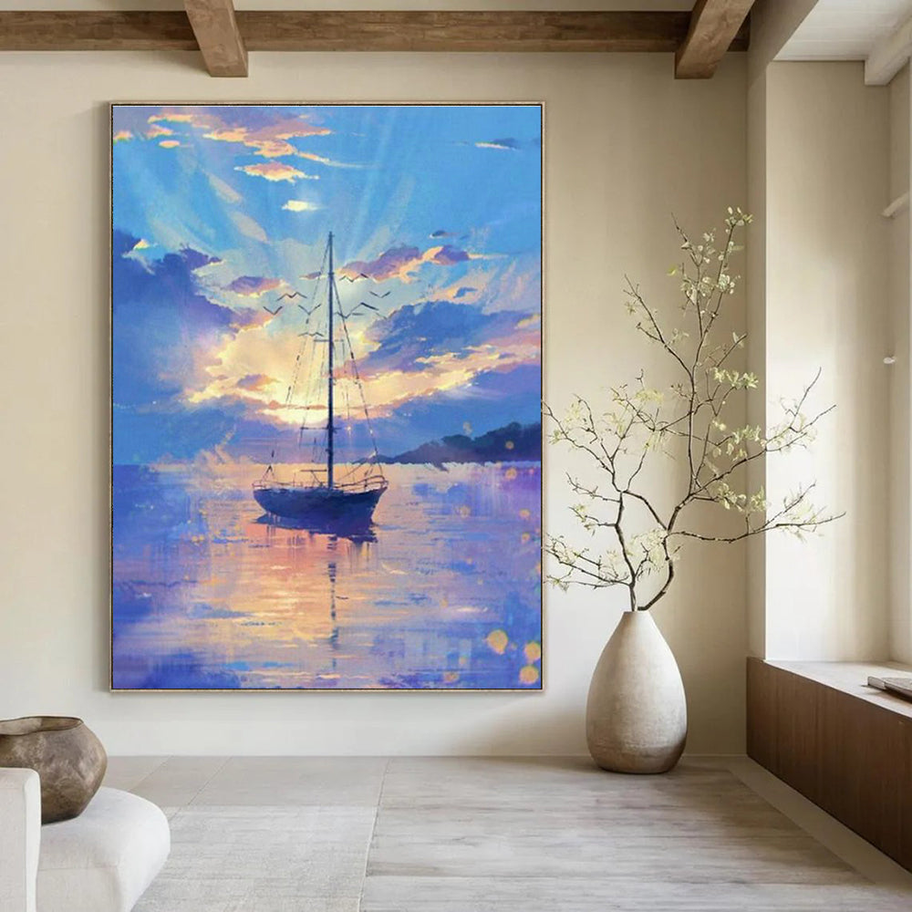 Extensive Large-Scale Custom Hand-Painted Abstract Canvas - Artistic Canvas for Street Art Jams  DLZ0316