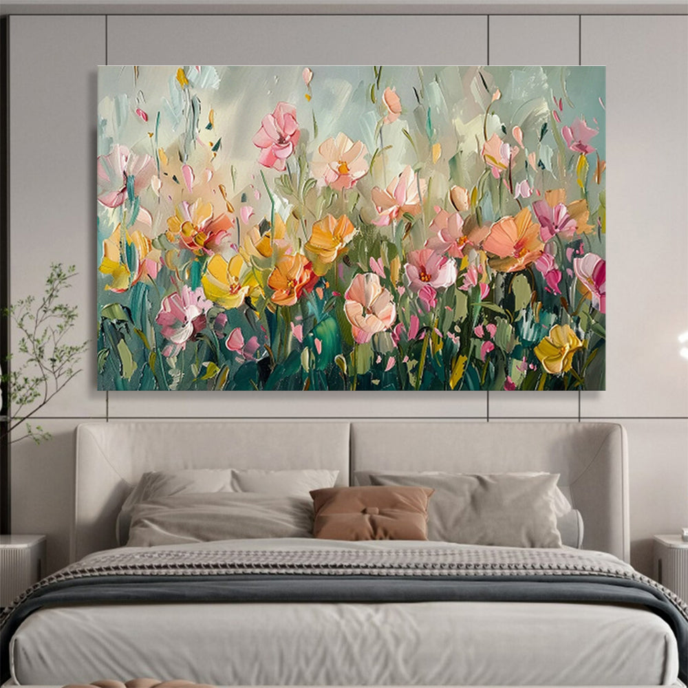 Customized Large Abstract Hand Painting for Underwater Noise Pollution Mitigation Project Office DLZ3093