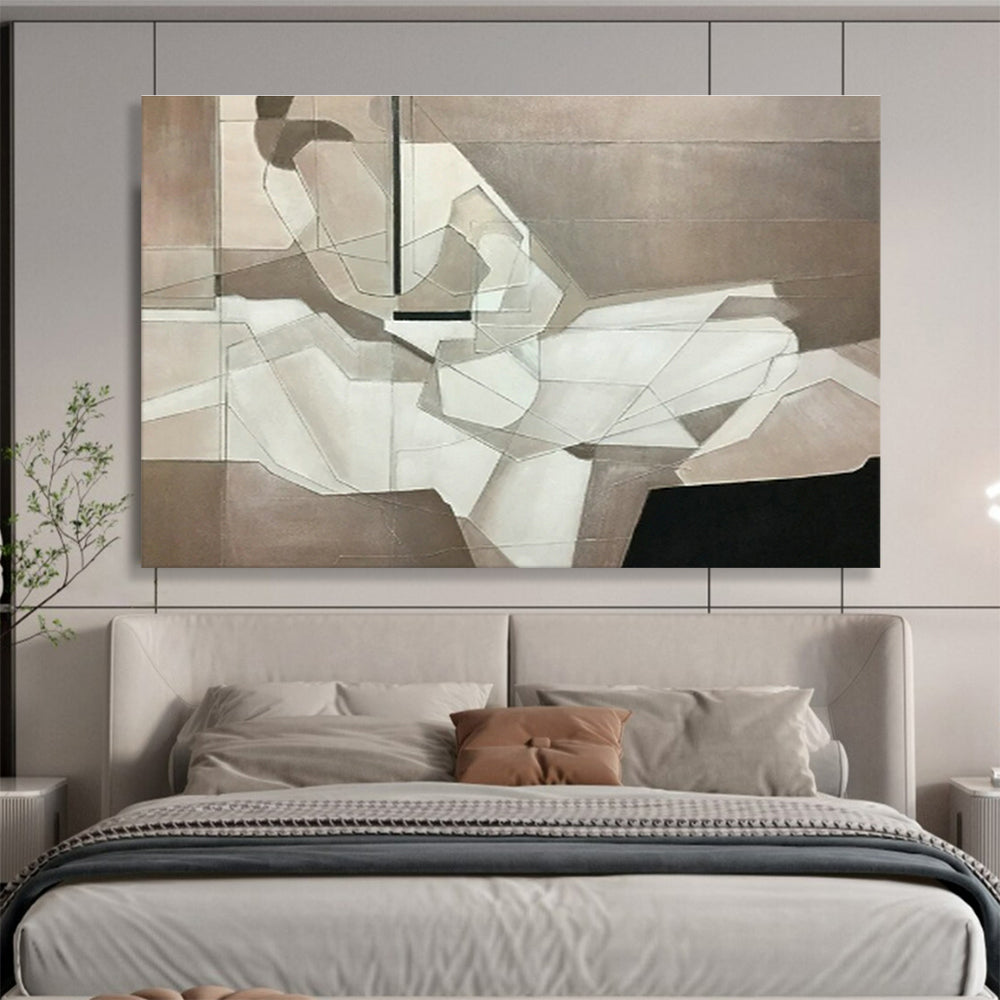 Custom-Made Giant Abstract Hand Painting for Dental Office DLZ2734