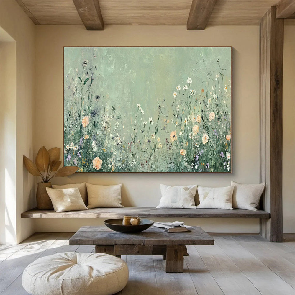 Customized Large-Scale Abstract Hand Painting for Urban Bat Conservation and Research Center DLZ3052