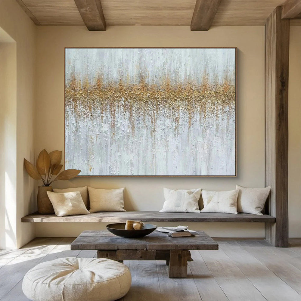 Large Custom Abstract Hand-Painted Art for Collection Room DLZ2686