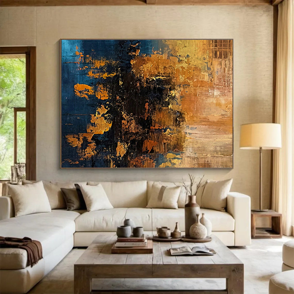 Tailored High-Altitude Stratospheric Observatory Giant Abstract Hand Painting DLZ2651