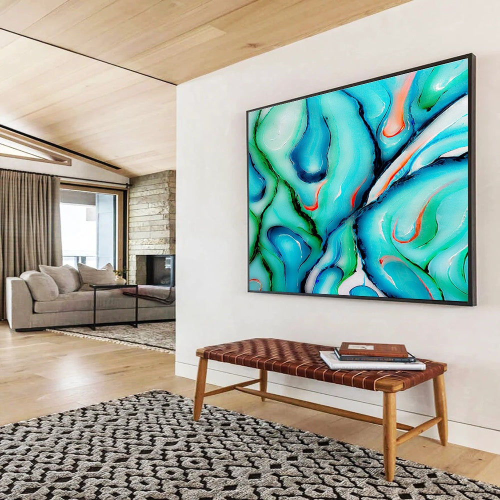 Big Custom Hand-Painted Abstract Artwork for Comic Con Event Halls DLZ3301