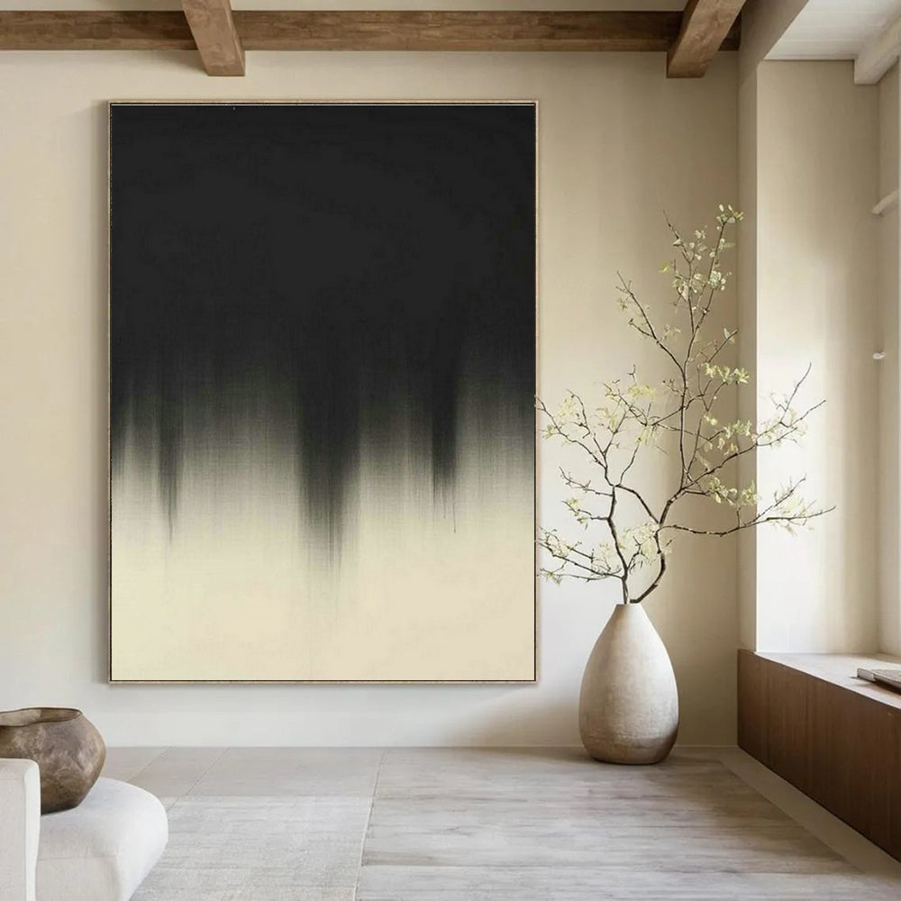 Enormous Custom Hand-Painted Abstract Painting - Artisanal Spirit for Handmade Soap Boutiques  DLZ0249