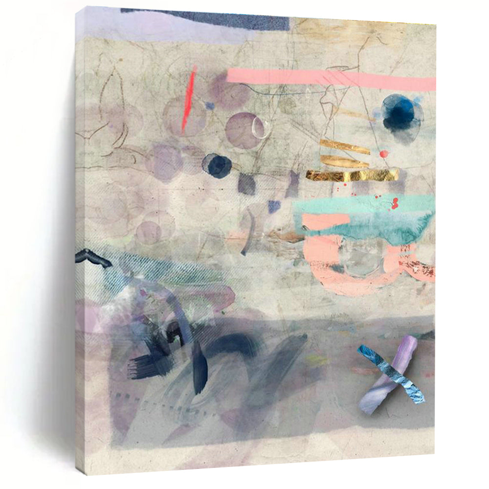 Generous Custom Hand-Painted Abstract Art - Charming Touch for Bed & Breakfasts  DLZ0160