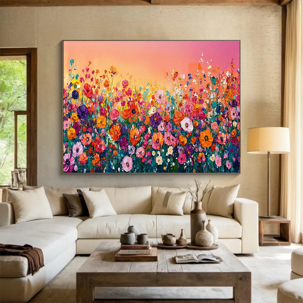 Customized Large Abstract Hand Painting for Underwater Noise Mitigation Technology Development Lab DLZ3064