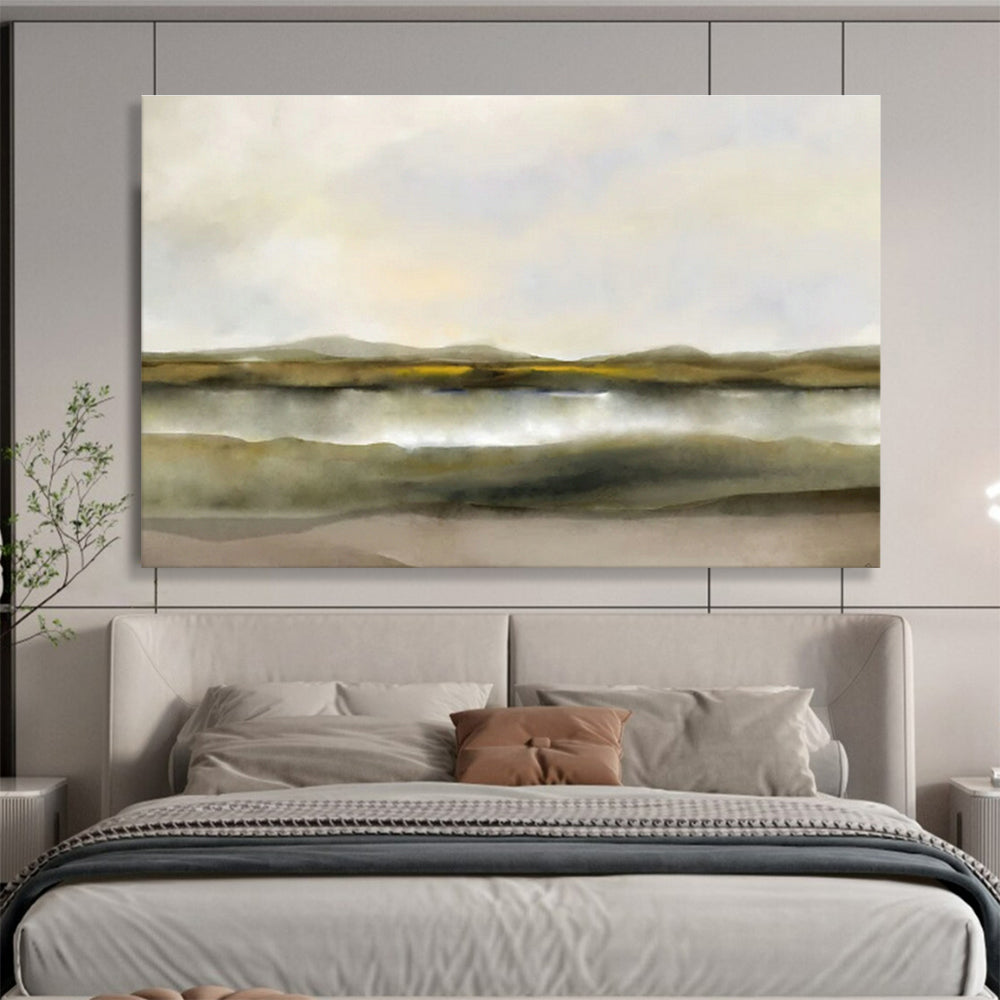 Large Custom Abstract Hand-Painted Art for Artisan Bakery DLZ2745
