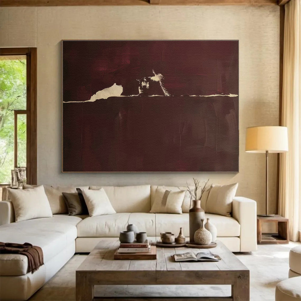 Bespoke Underwater Restaurant Oversized Abstract Hand-Painted Mural DLZ2525