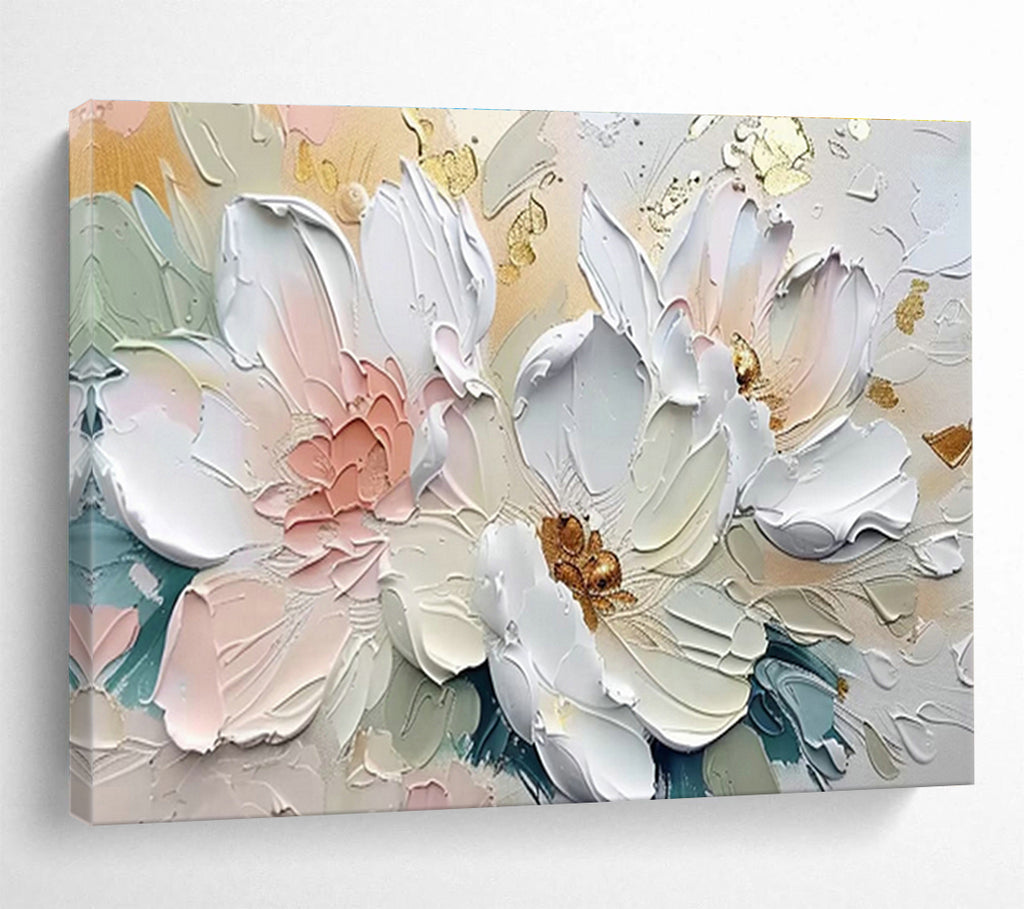Oversized Custom Abstract Hand Painting for Deep-Sea Coral Reef Fragmentation Research Project Office DLZ3096