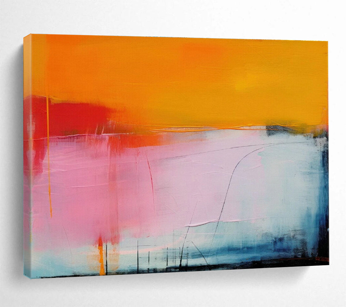 Custom Giant Abstract Hand Painting for Mobile App Development Startup Office DLZ2883