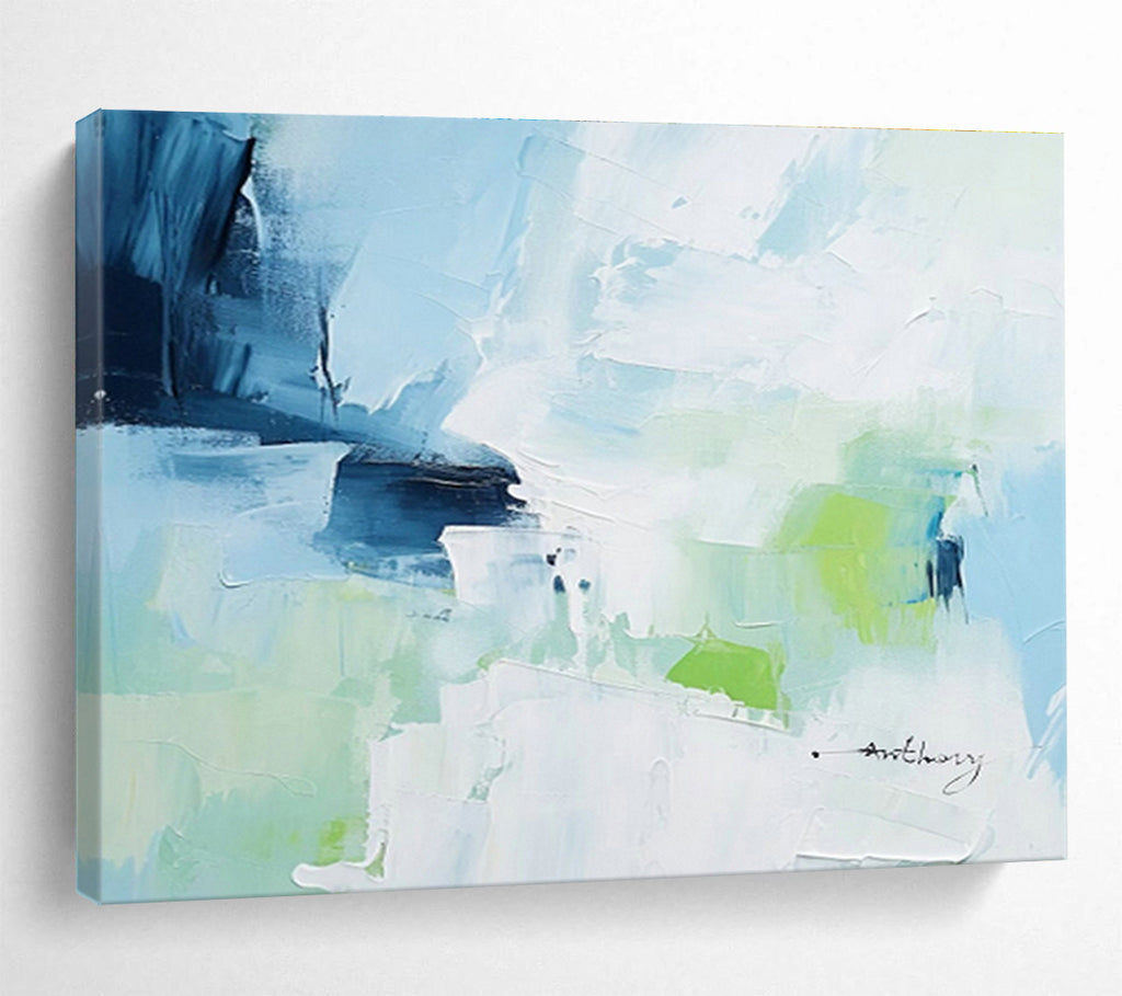 Oversized Custom Abstract Hand Painting for Cafe DLZ2692