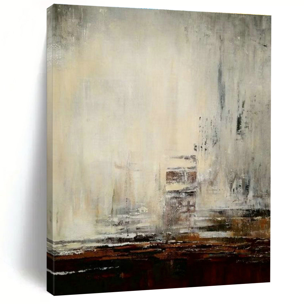 Vast Custom Hand-Painted Abstract Painting - Cinematic Vision for Independent Film Studios  DLZ0315